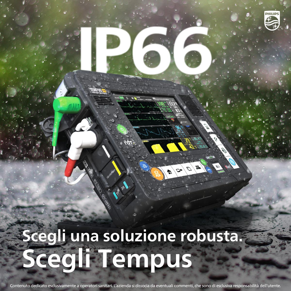 Classificazione IP66. Scegli una soluzione robusta. Scegli Tempus.