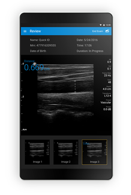 Tablet per la revisione degli studi paziente