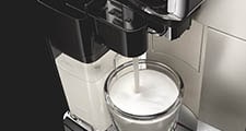 L'aggiunta di latte consente di ottenere il caffè perfetto