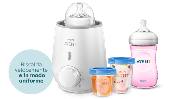 Scaldabiberon rapido e contenitore Philips Avent