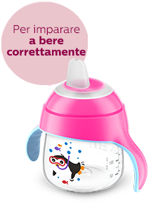 Tazze con cannuccia antigoccia Philips Avent da 6 mesi a 9 mesi