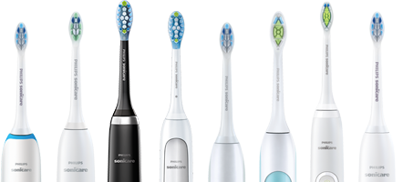 Philips Sonicare toothbrushes range