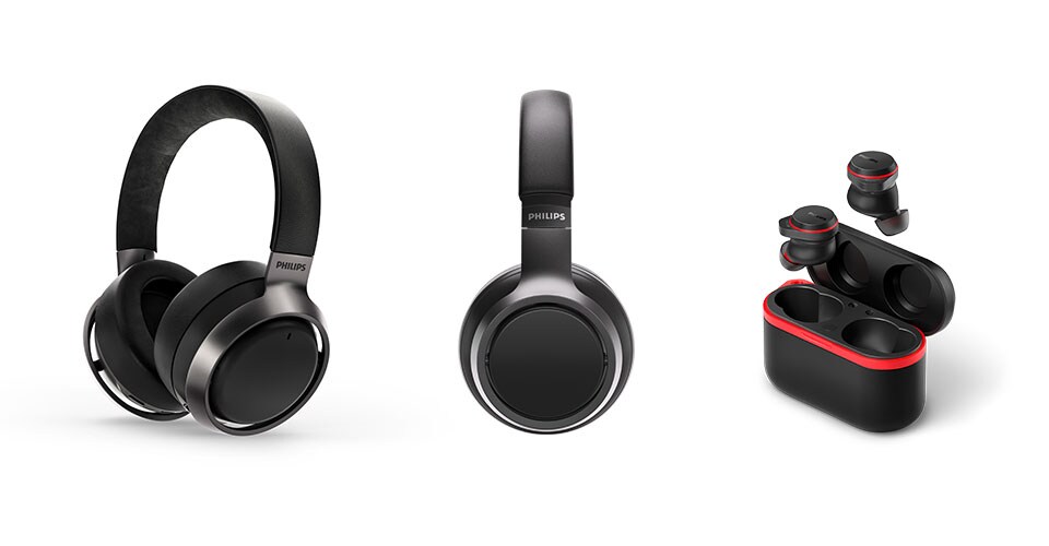 Gamma di cuffie per la cancellazione del rumore Philips
