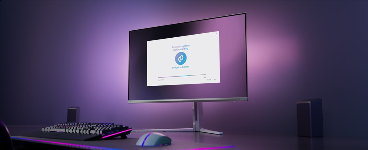 Configurazione del monitor Philips Evnia per il Precision Center