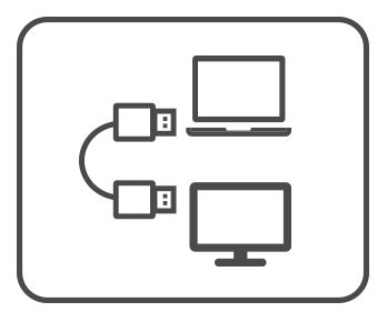 Monitor con sistema docking USB-C