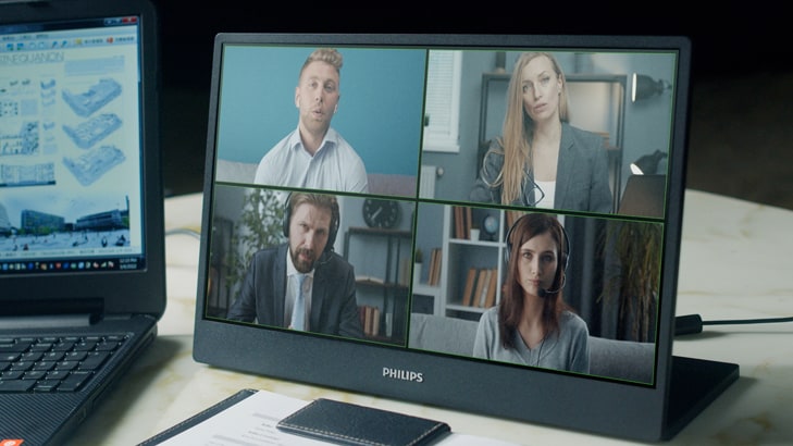 Monitor portatili Philips | Produttività a doppio schermo