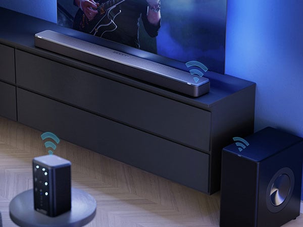 Funzione Philips DTS Play-Fi in uso