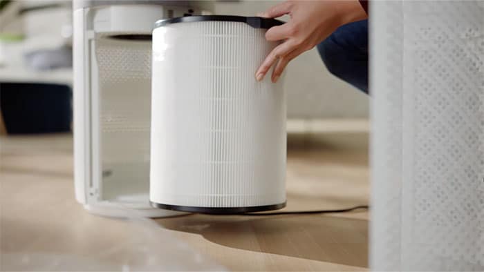 Filtri del purificatore cilindrico 3 in 1