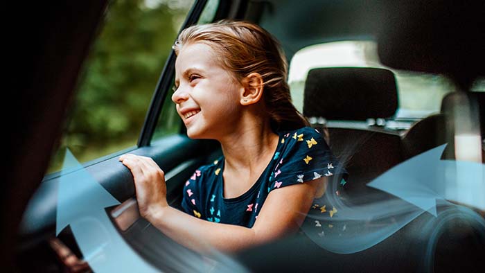 Purificatore d'aria per auto