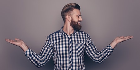 Barba da hipster 