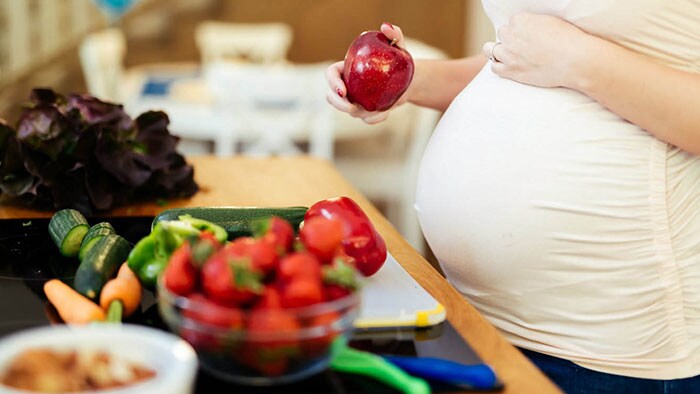 Al ristorante in gravidanza e in allattamento 