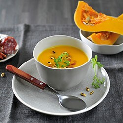 Zuppa di zucca e chorizo