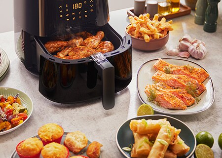 Accessori per friggitrice ad aria quadrata 11 pezzi con ricettario  compatibile per friggitrice ad aria Philips, Cosori e altri airfryer  quadrati e forno, frittura profonda deluxe