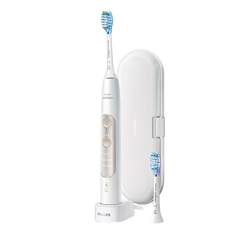 Philips Sonicare ExpertClean con base di ricarica e custodia da viaggio, pink edition