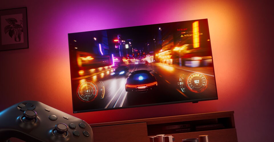 La tecnologia AI supporta l'esperienza di gioco sui televisori Ambilight