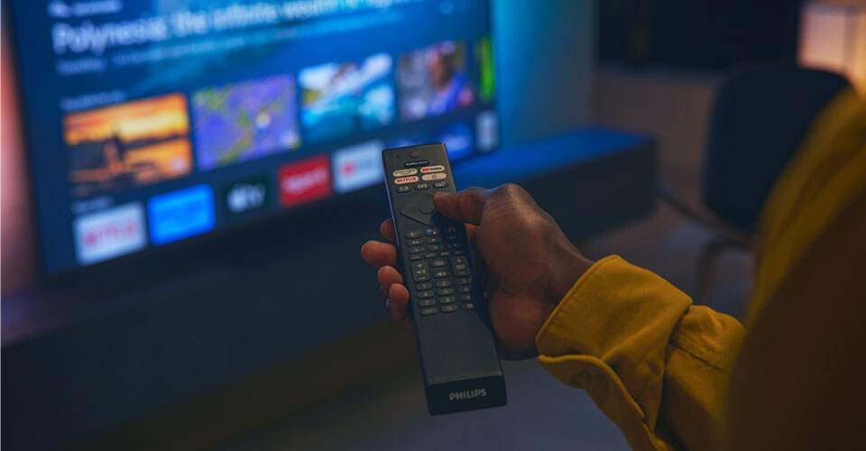 Controllo remoto dei televisori Ambilight