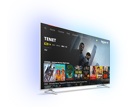 Smart TV con Rakuten TV